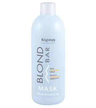 Kapous Professional Маска с антижелтым эффектом Blond Bar