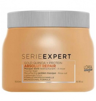 LOREAL ABSOLUT REPAIR GOLD QUINUA + PROTEIN - ВОССТАНАВЛИВАЮЩАЯ МАСКА С КРЕМОВОЙ ТЕКСТУРОЙ