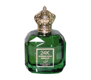 Paris World Luxury 24K Supreme Gold Emerald