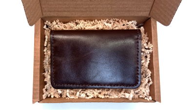 духи Обложка для паспорта (карман + карман), темно-коричневый